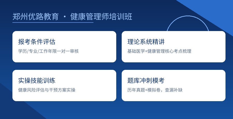 健康管理师培训课程亮点