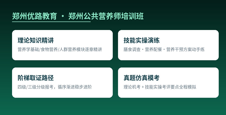 公共营养师考试两大科目
