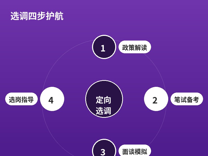 选调四步护航