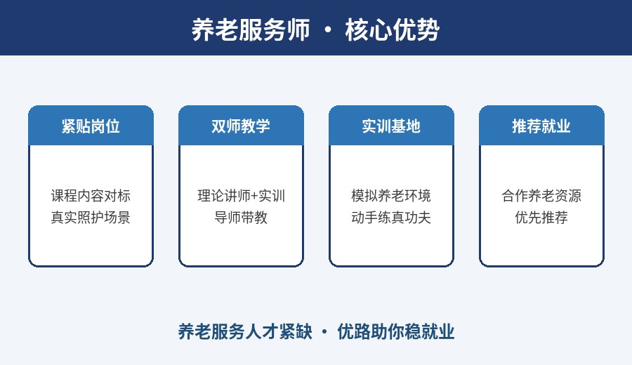 养老服务师核心优势